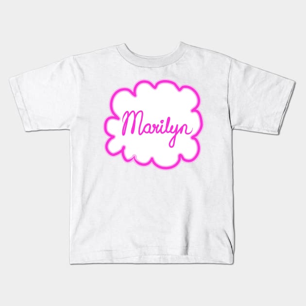 Marilyn. Female name. Kids T-Shirt by grafinya